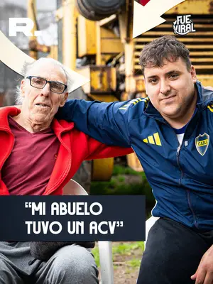 🥹 “SIN ÉL NO SOY NADA”  Su abuelo tuvo un ACV, perdió la movilidad y el habla, pero cantó el himno argentino y se volvió viral 🇦🇷