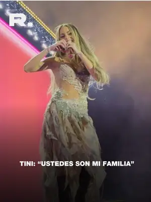 TINI DIJO QUE SU FAMILIA EN ESTE MOMENTO SON SUS FANS, SU EQUIPO Y RODRIGO DE PAUL