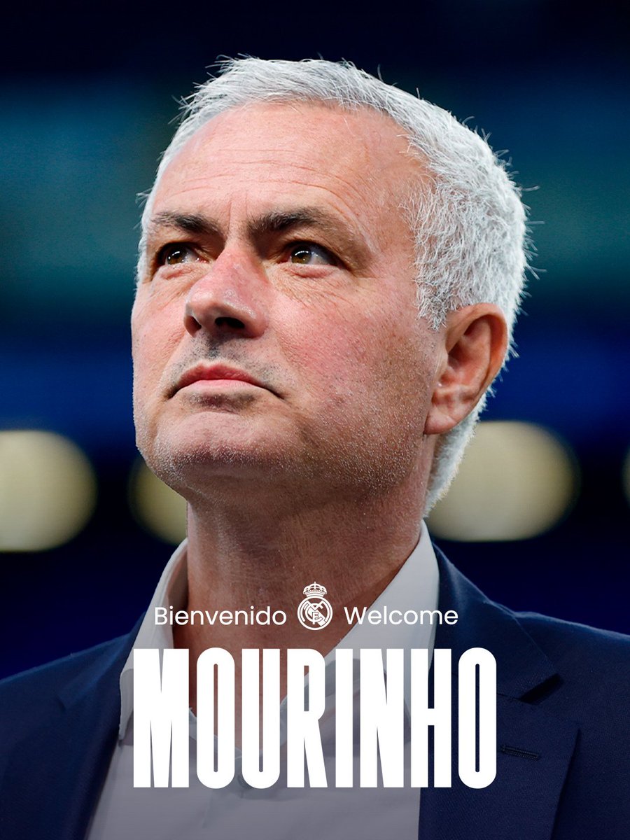 Después de 13 años José Mourinho vuelve al Real Madrid 

Oficialmente es el nuevo Director Técnico del merengue