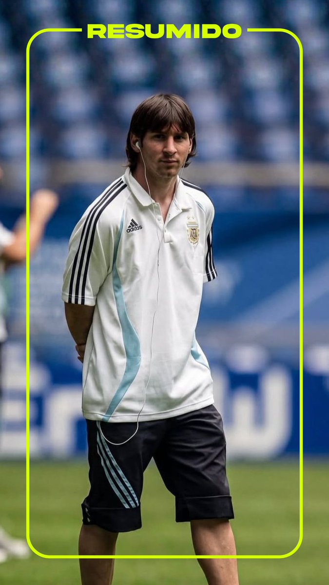 Leo, nos vas a hacer llorar🥲
Messi subió un posteo con una foto por cada Mundial que jugó, 2006 a 2026💙🤍💙