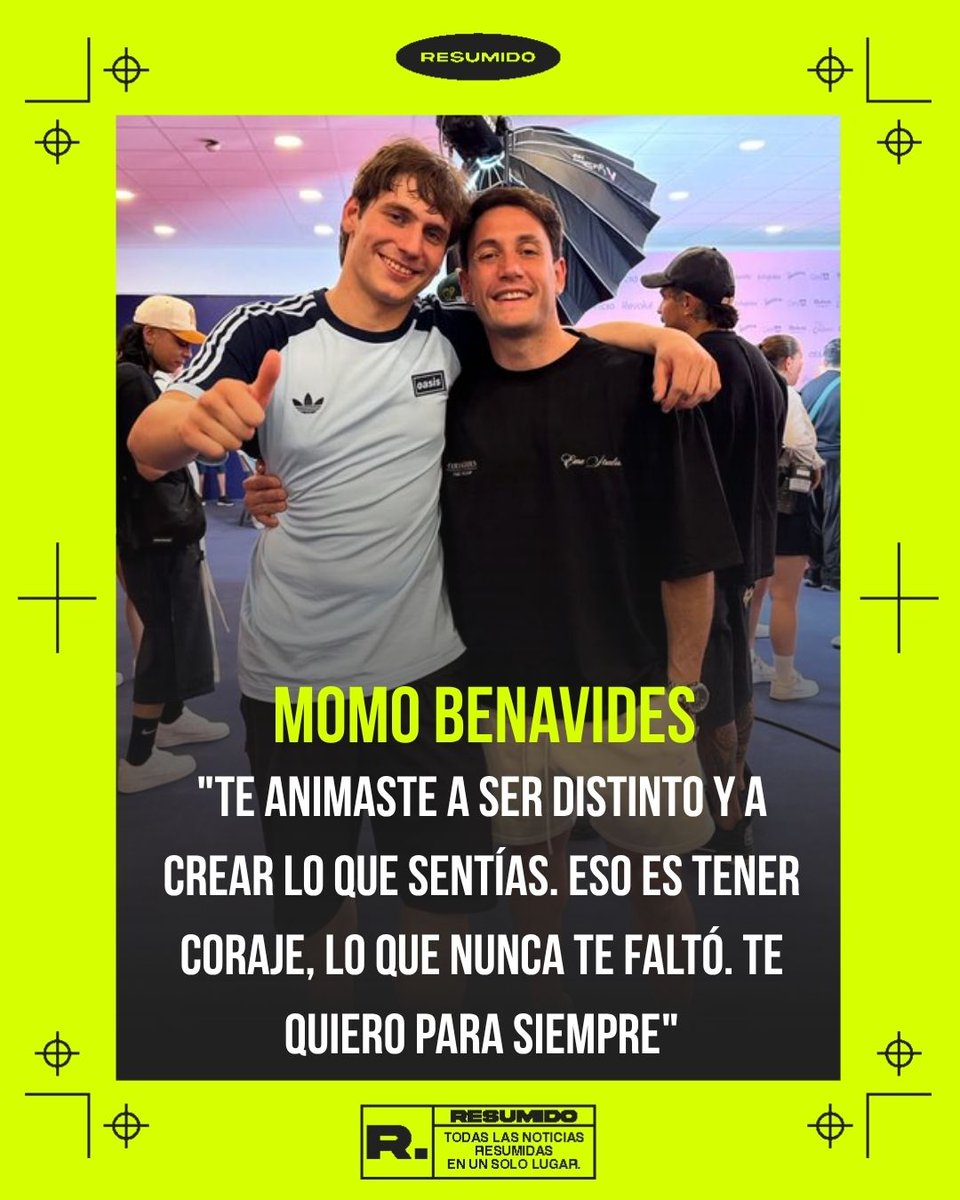 El mensaje de despedida de Momo Benavides a Gaspi