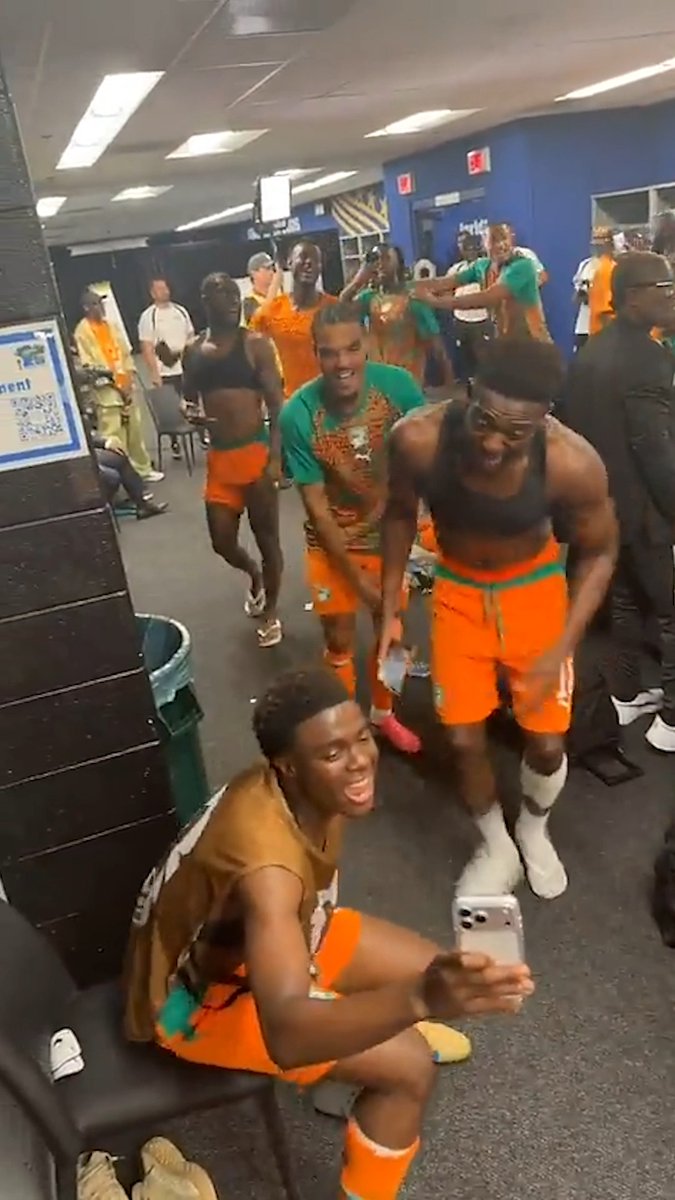 Así festejaba Costa de Marfil tras lograr la primera victoria de África en el Munndial