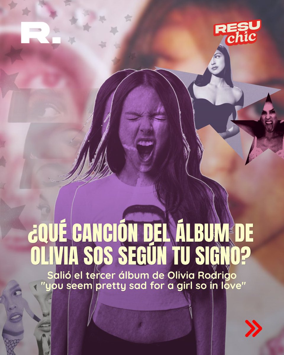 Tenemos nuevas canciones de Olivia Rodrigo
Y les traemos qué canción sos según tu signo