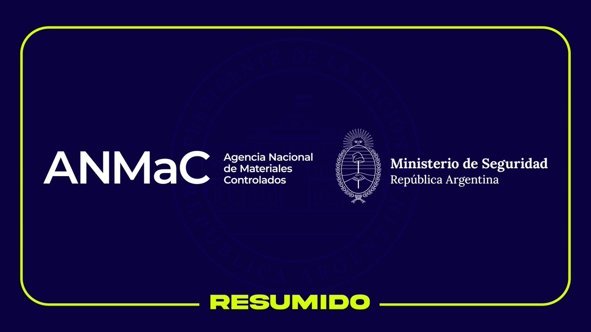 El Gobierno promulgó la Ley 27.805 para regularizar armas de fuego de uso civil o condicional no registradas
Hay un plazo de 360 días para presentarse ante la Agencia Nacional de Materiales Controlad