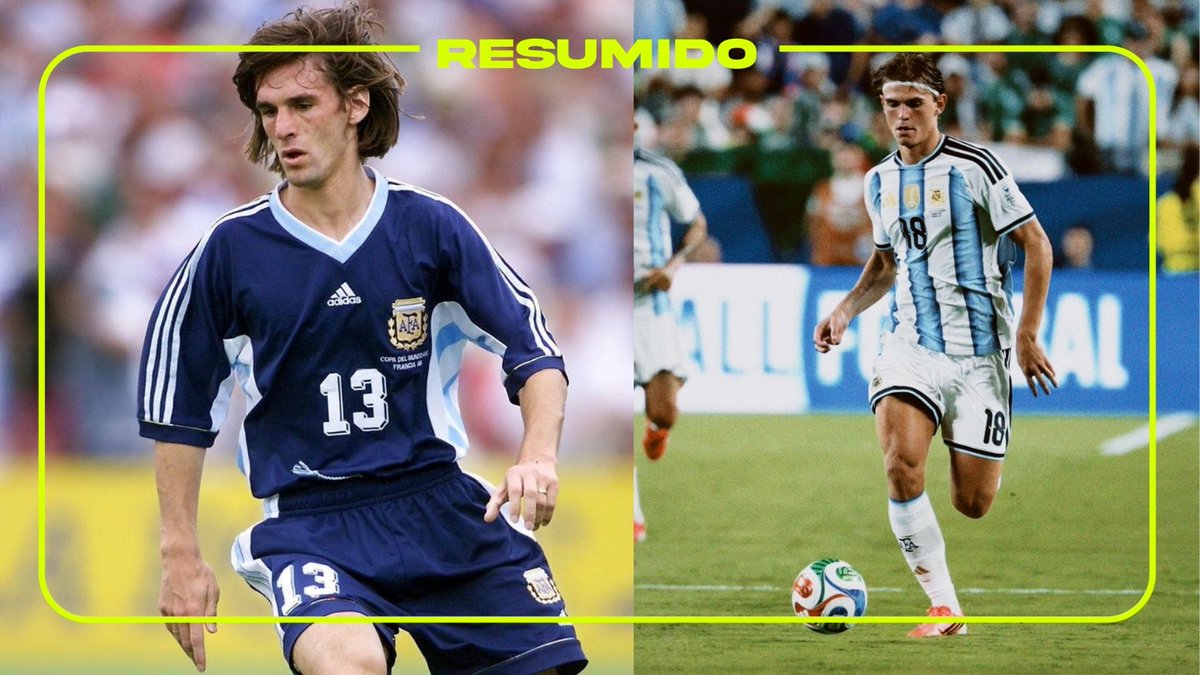 1998 | 2026

Nico Paz subió una historia recordando cuando su papá jugaba en la Selección