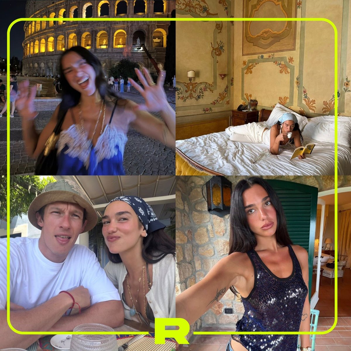 Nuevas fotos de Dua Lipa de su viaje a Italia