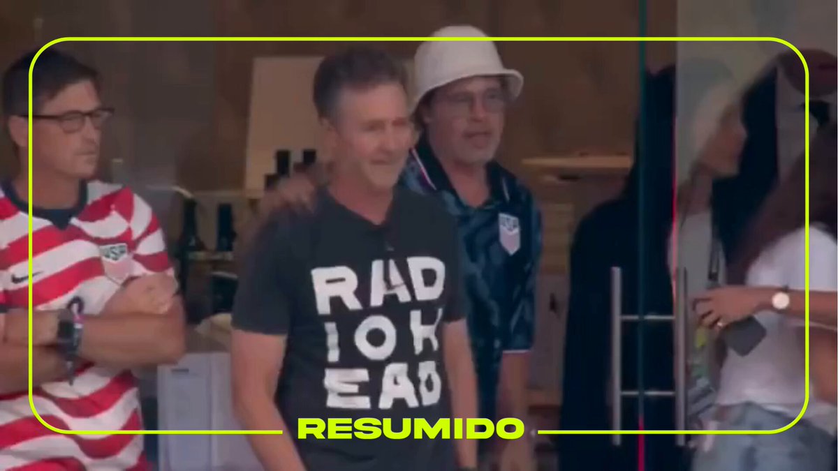 Reencuentro de "El Club de La Pelea" en el Mundial 2026

Brad Pitt y Edward Norton juntos en el partido de Estados Unidos contra Turquía