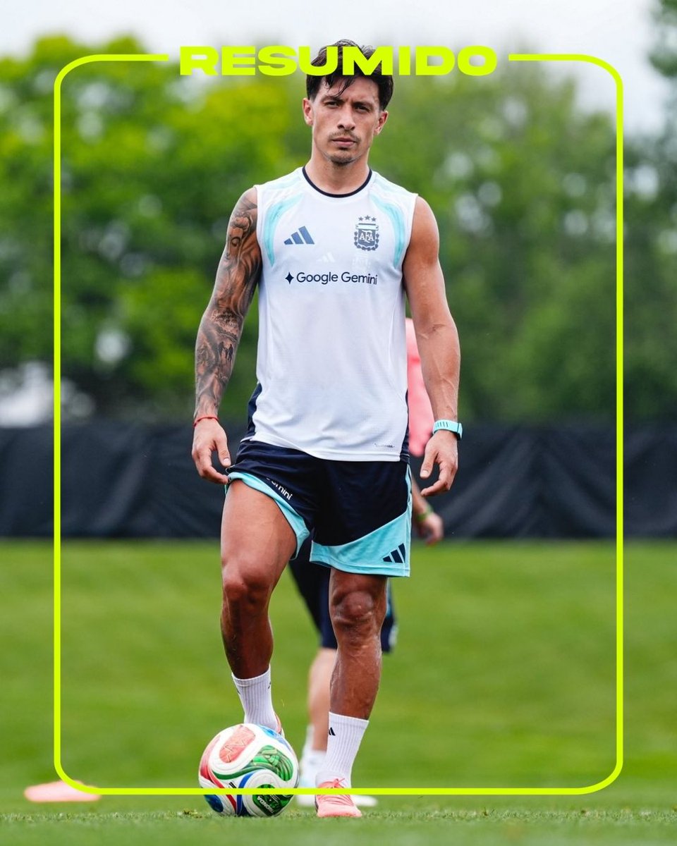 📸 Licha Martínez entrenando con la Selección argentina