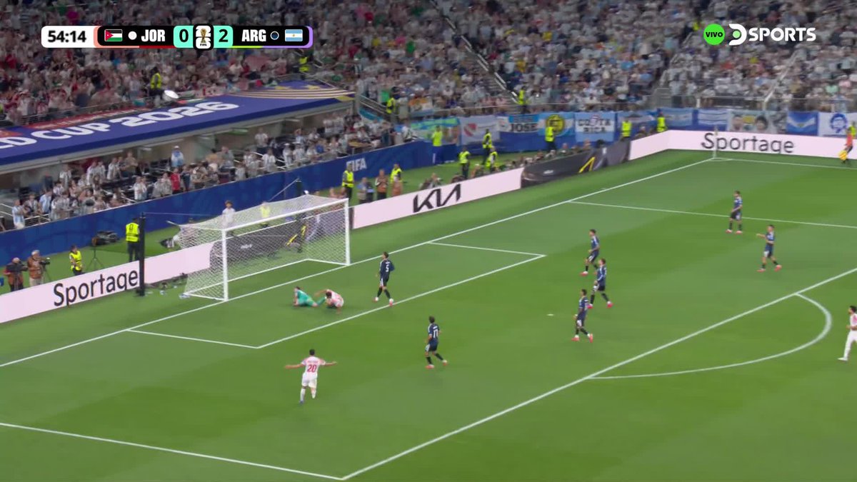 Gol de Jordania, pone 2-1 el partido contra Argentina
