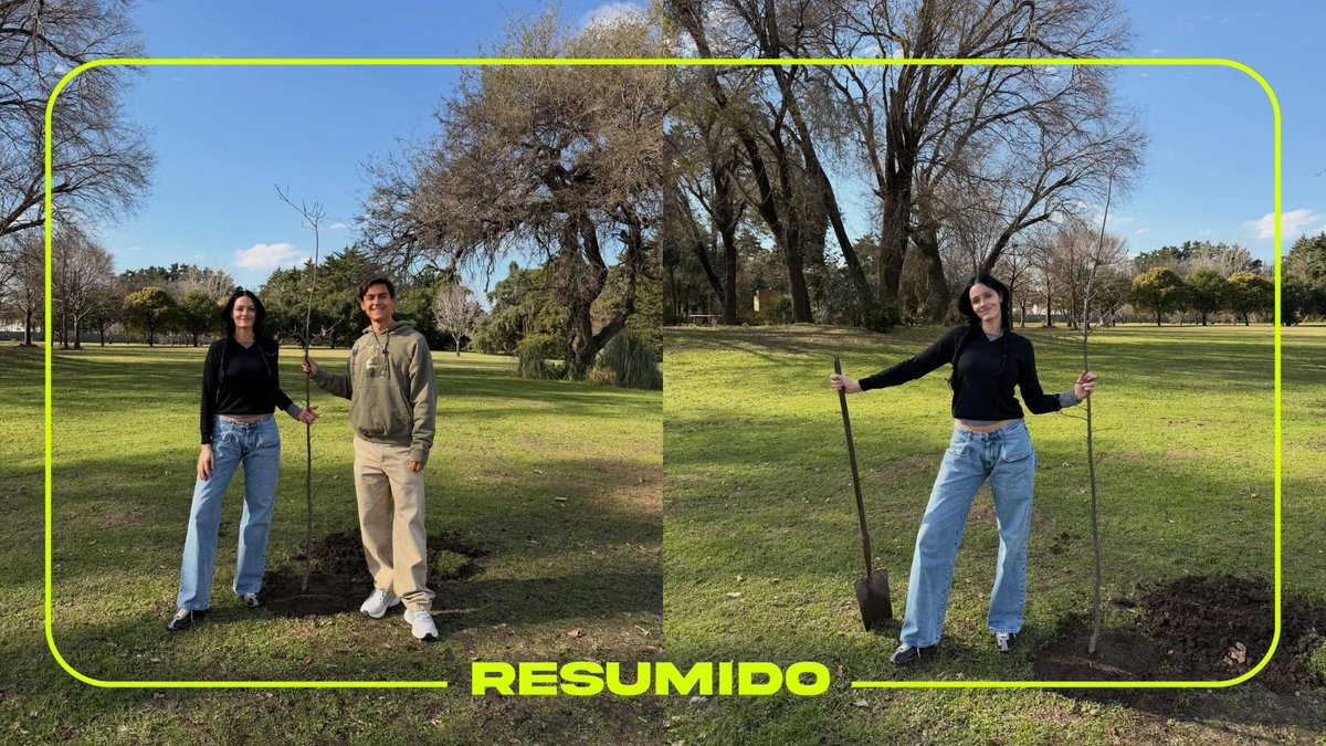 "Una pequeña huella en el mundo dentro de nuestra mortalidad"

Paulo Dybala plantó un árbol junto a Oriana Sabatini