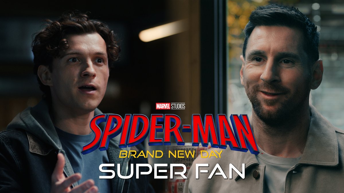 MESSI Y SPIDERMAN JUNTOS ESE ES EL TWEET