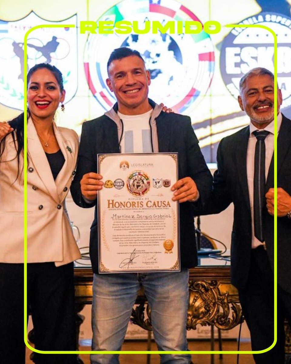 Maravilla Martínez recibió el doctorado Honoris Causa de la Legislatura porteña