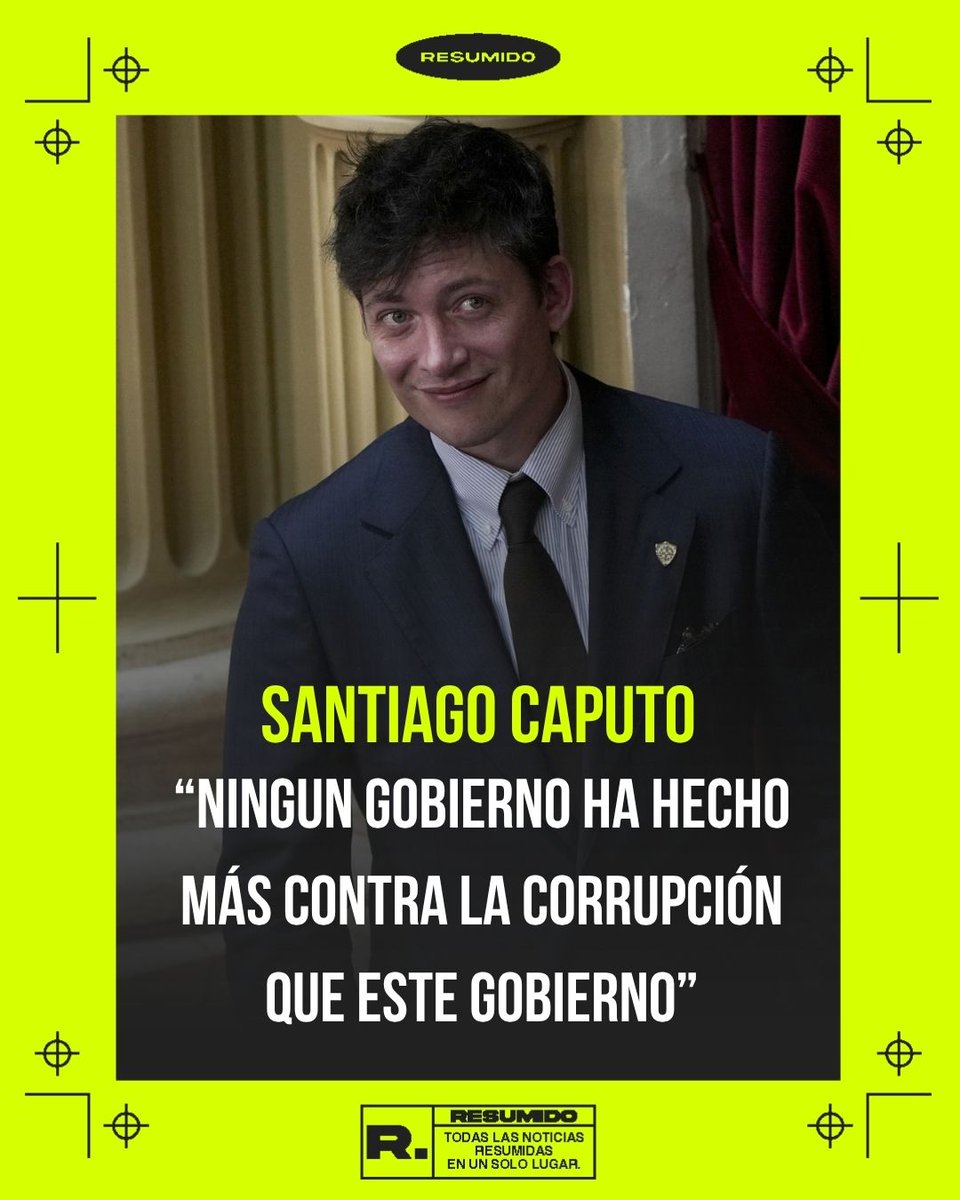 Santiago Caputo afirmó que el gobierno de Javier Milei es el más transparente de la historia por su reducción del gasto público, argumentando que disminuir el tamaño del Estado es la única solución es