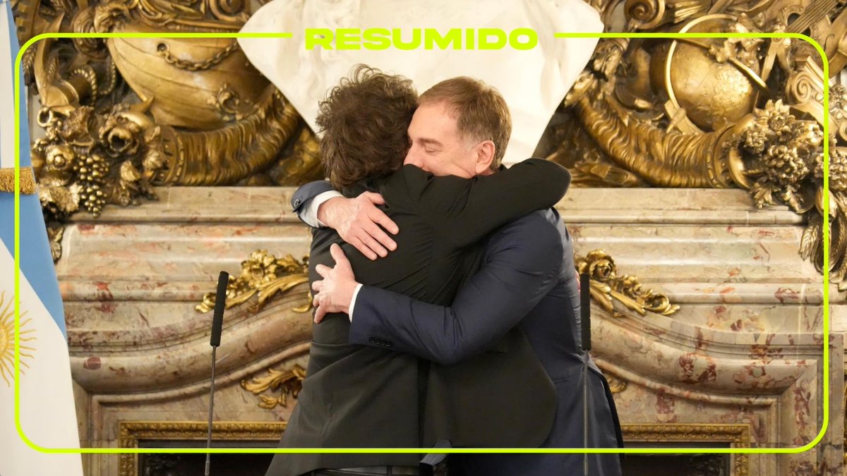 Milei elimina el Ministerio del Interior y transfiere sus funciones a Santilli. El DNU reduce a ocho las carteras nacionales