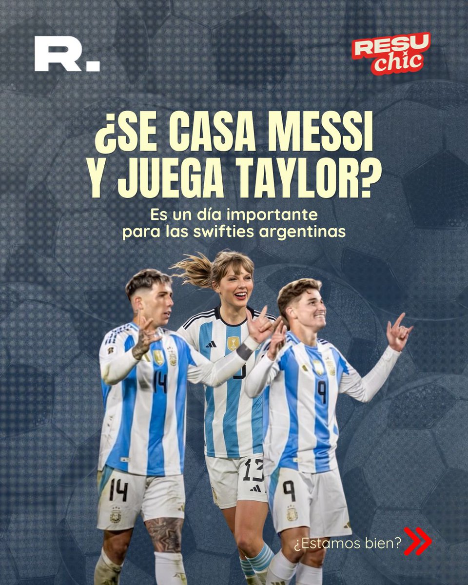 ¿SE CASA MESSI Y JUEGA TAYLOR?

Hoy el multiverso de la Scaloneta swiftie es total. Abrimos hilo 👇🏻