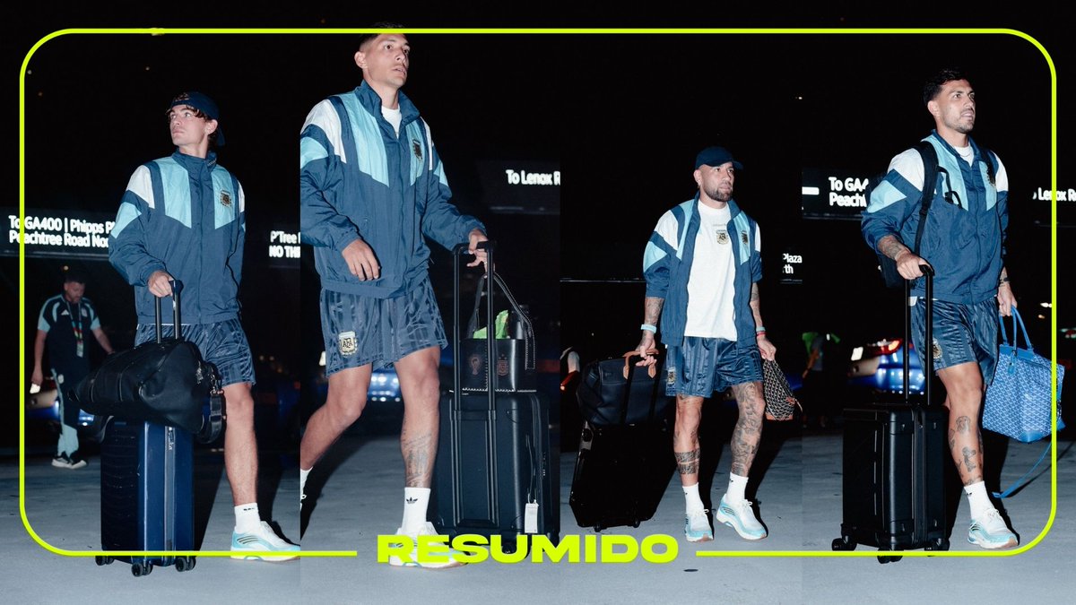 Así llegaba la Selección argentina a Atlanta 🇦🇷