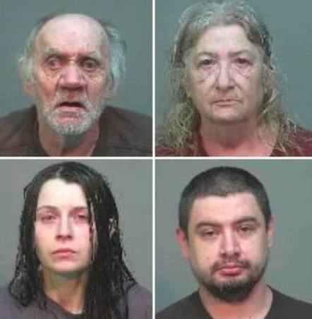 Dentro de la casa vivían cuatro adultos

Gary y Elizabeth Siders, los padres. Y Gary Sr. junto a Christina Siders, los abuelos.

Los cuatro hoy enfrentan 17 cargos por abuso y negligencia contra los 1