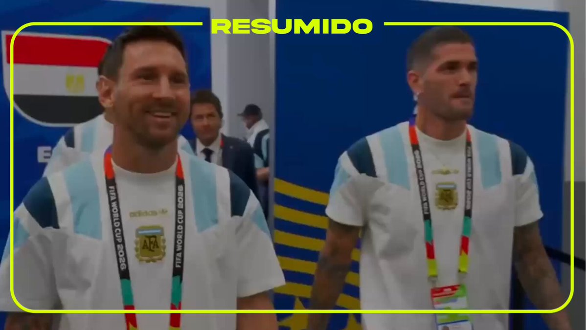 Messi llegando a la cancha con Rodri De Paul y Leandro Paredes ✨aura✨