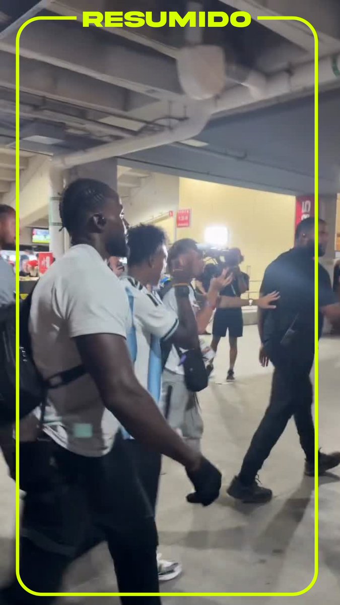 Así se iba Speed del estadio después de que gane Argentina