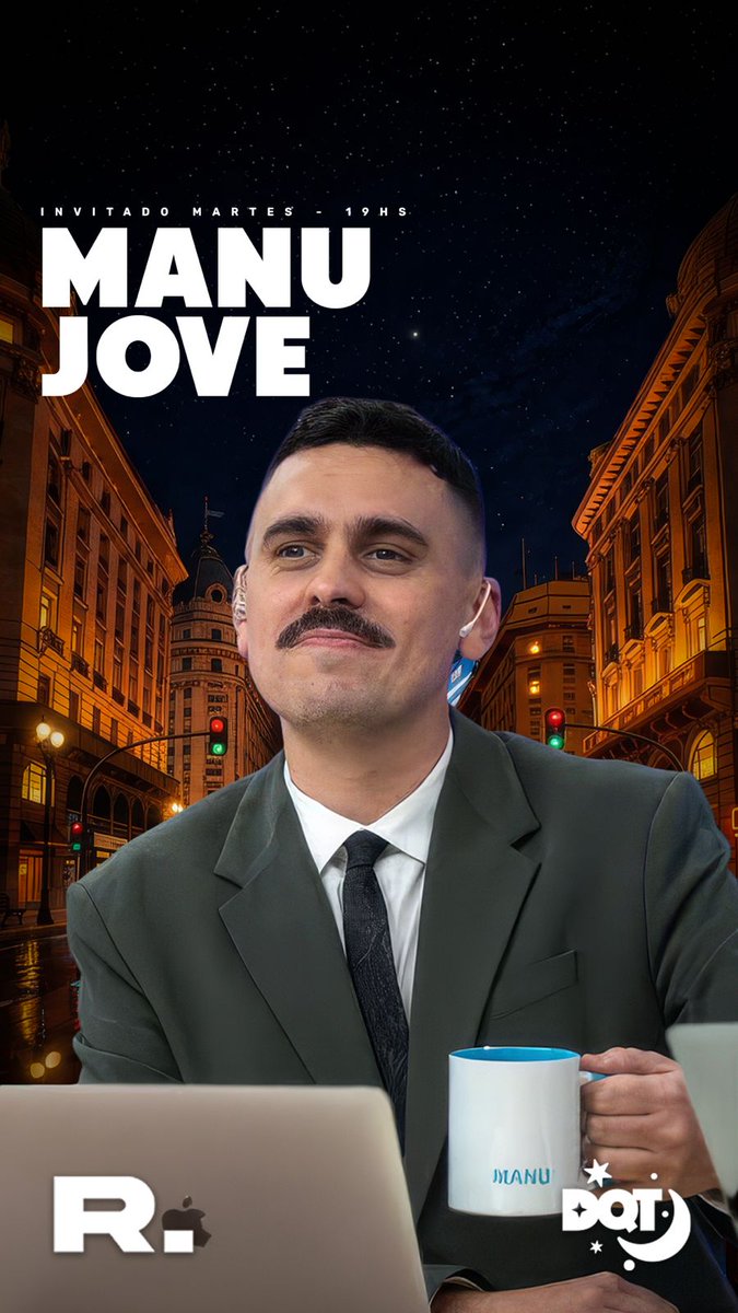Hoy viene Manu Jove como invitado en Después Que Todos 

Daleee que a las 19hs arrancamos