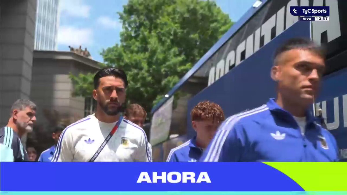 La Selección Argentina ya está rumbo al estadio de Atlanta