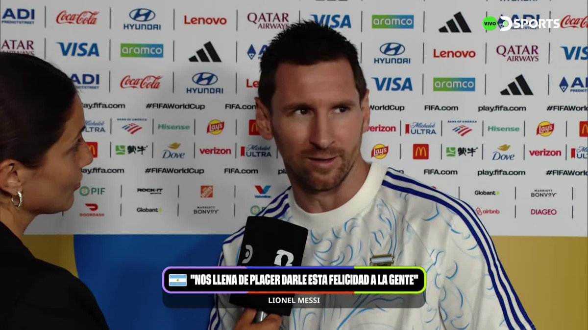 “Nunca se me pasó por la cabeza no estar entre los 4 mejores” 

Messi remarcó que cuando el grupo está unido siempre sale algo especial