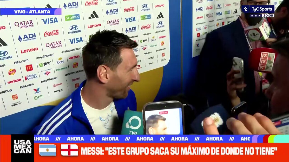 "Somos los mejores en estos cuatros años, duela a quien le duela”

Lionel Messi habló tras la victoria ante Inglaterra y aseguró que “nadie les regaló nada”