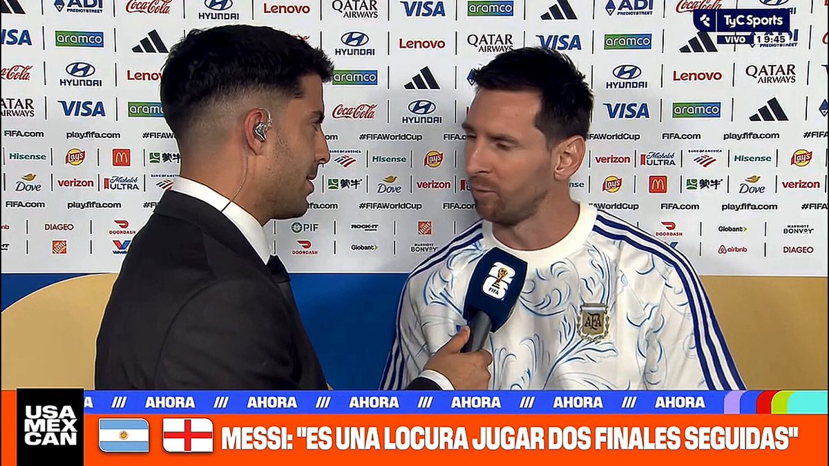 "Hoy dimos el último paso y conseguimos lo que todos queríamos. Ahora será lo que Dios quiera"

Messi le pidió a los argentinos que disfruten tanto como ellos estos momentos