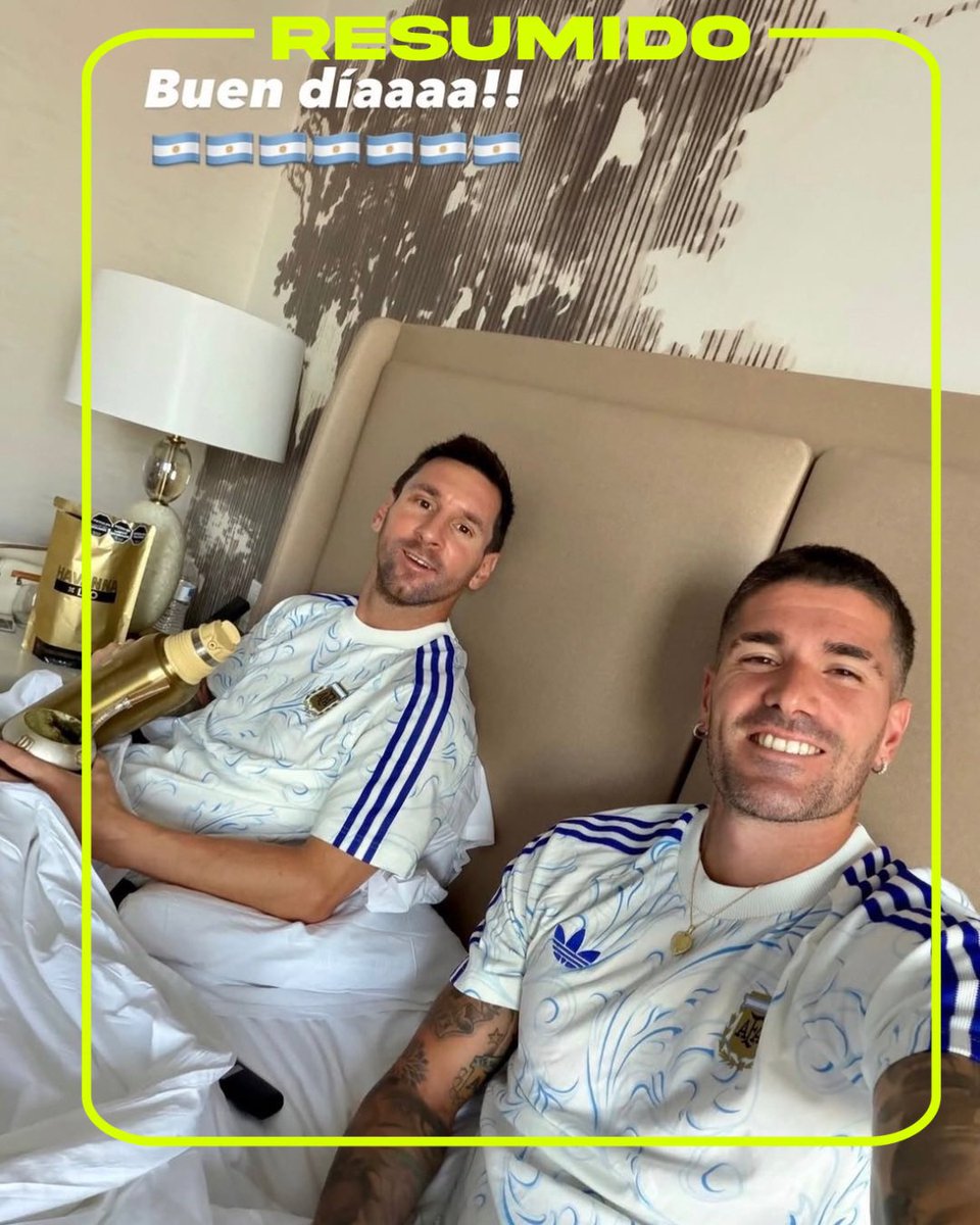 “Buen día 🇦🇷”
La historia que compartió Rodri de Paul con Messi después de ganarle a Inglaterra 2 a 1 en la semifinal de la Copa del Mundo 2026