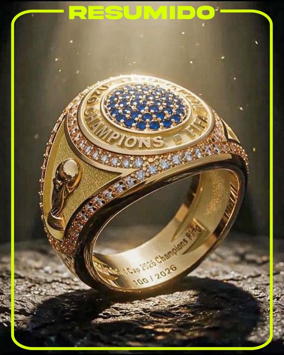 FIFA le entregará anillos de oro a los campeones del mundo 💍
Es una tradición del deporte estadounidense