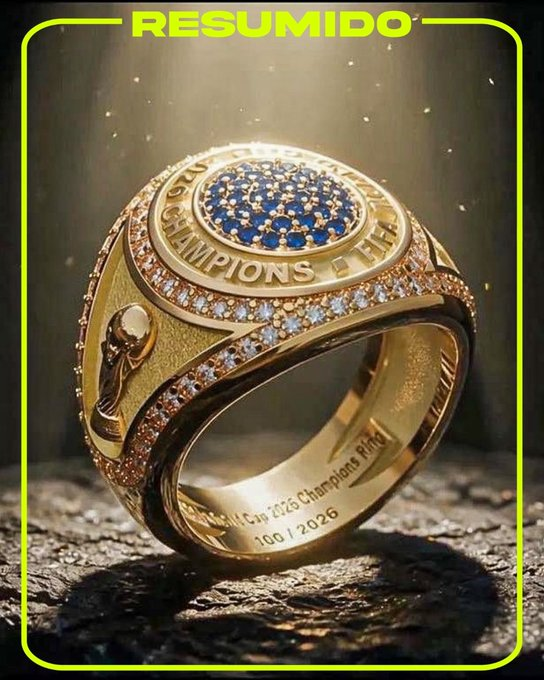 FIFA le entregará anillos de oro a los campeones del mundo 💍

Es una tradición del deporte estadounidense