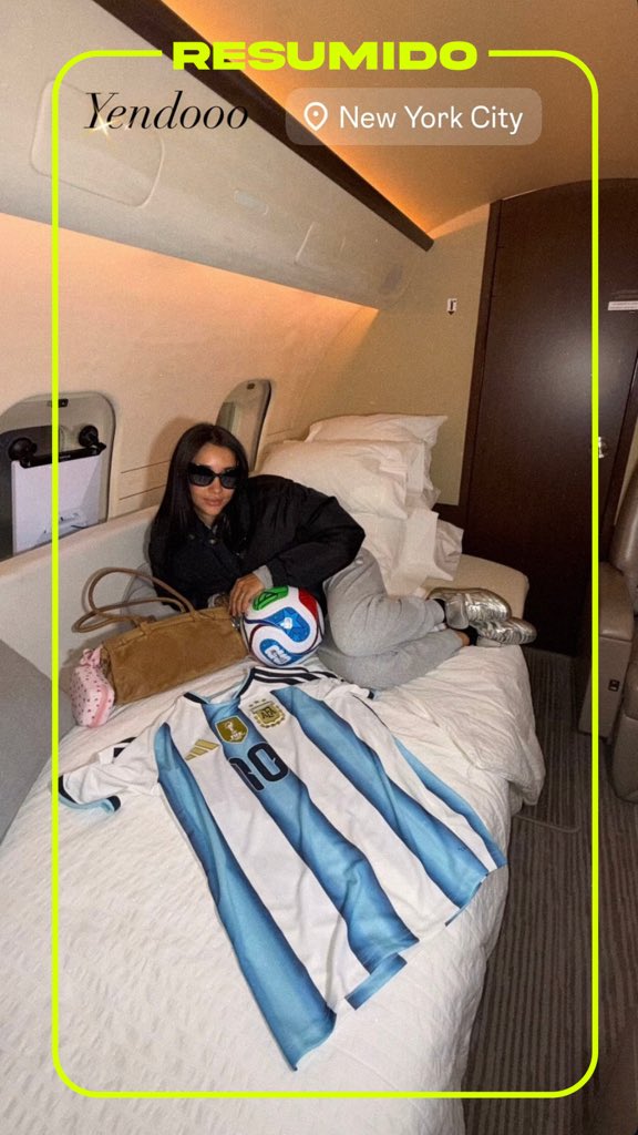 María Becerra ya esta en camino al Mundial✈️🇦🇷
