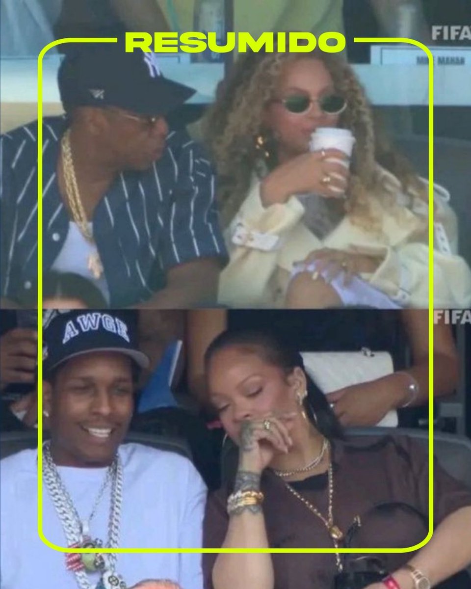 Beyoncé, Jay-Z, Rihanna, A$AP Rocky: el desfile de celebrities en la final del Mundial