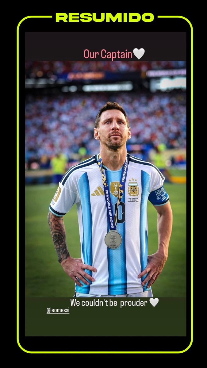 “Nuestro Capitán. No podríamos estar más orgullosos”
El posteo de David Beckham a Messi tras el resultado de la final contra España