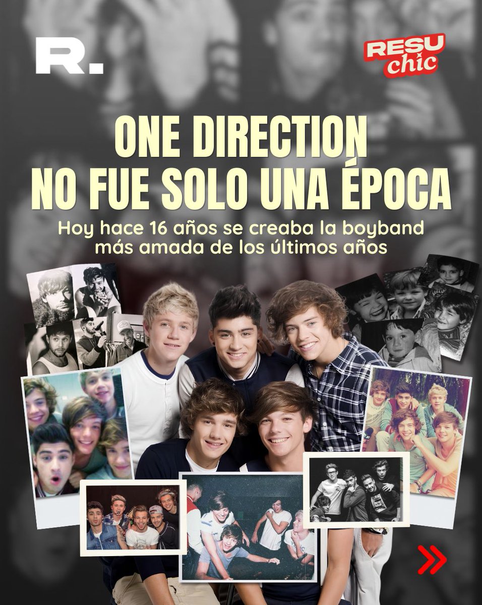 Por siempre One Direction, nuestra alma conectada a las de ustedes
Hace 16 años se creaba la banda en el reality show "THE X FACTOR"