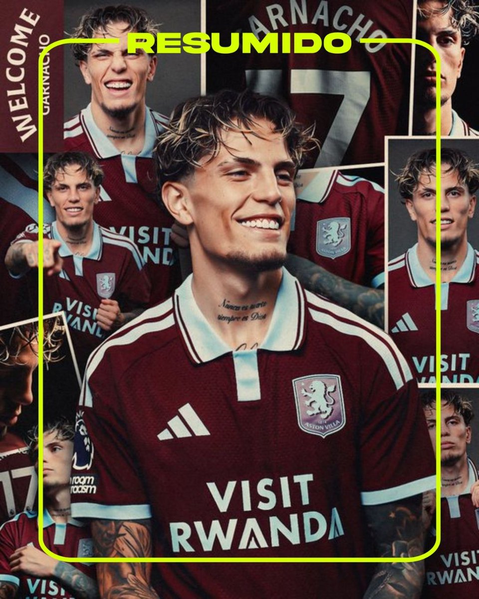 El Aston Villa anunció oficialmente la incorporación de Alejandro Garnacho a préstamo desde Chelsea con opción de compra