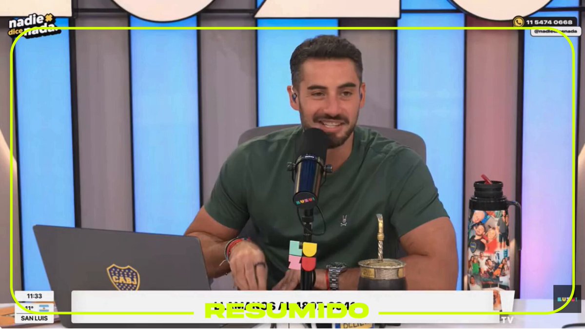 "A la Bombonera fue adonde fui por el pancho y el choripán"

Santi Talledo contó que de chiquito su papá lo llevó a la bombonera con la excusa de que ahí había comida