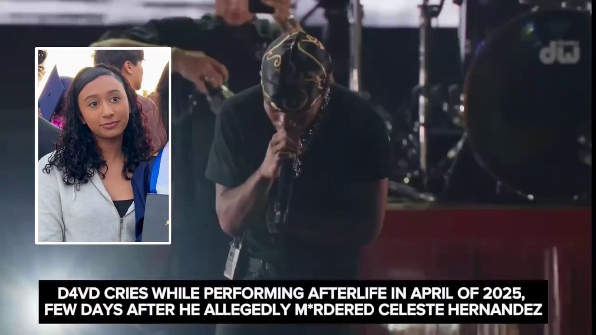 Mientras Celeste seguía desaparecida, D4vd lanzó su álbum y viajó para promocionarlo

En la fiesta de lanzamiento de su álbum "Withered" y en presentaciones en vivo, se le vio "llorar" cantando After 