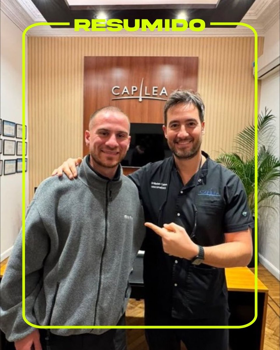 Alexis Mac Allister se realizó un implante capilar en Buenos Aires
El especialista lo compartió en su Instagram y destacó: “Cada encuentro con quienes vienen del deporte reafirma la importancia de br