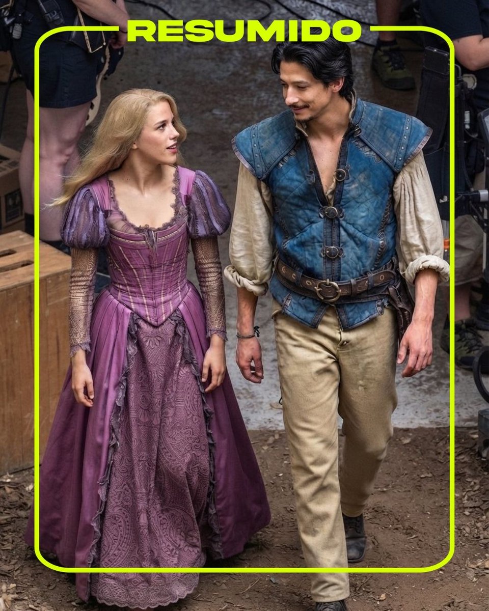 Nuevas imágenes de las grabaciones del live action de "Enredados" 

¿Bancan?