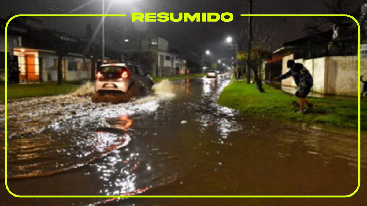 Después del temporal de anoche, la provincia de Buenos Aires amaneció con cortes de luz masivos e inundaciones en las zonas más afectadas