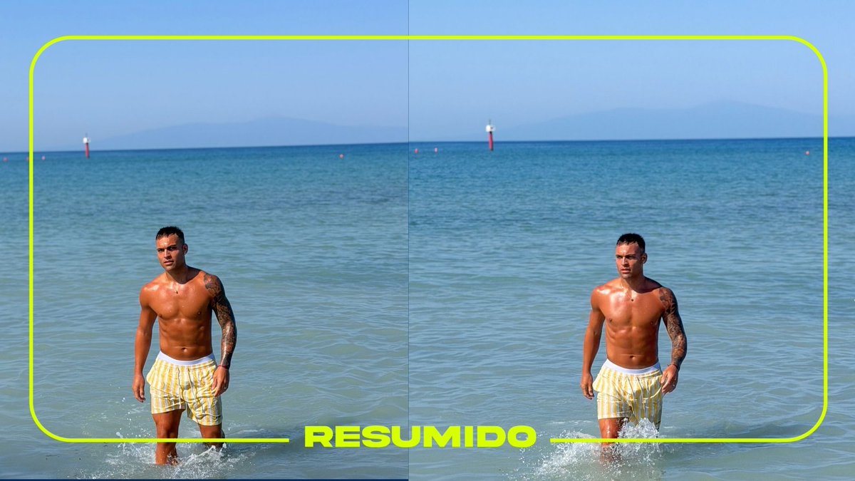 🐂 Lautaro Martínez disfrutando de sus vacaciones