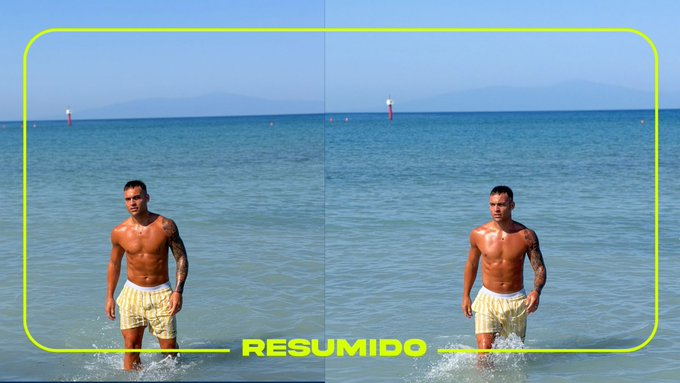 🐂 Lautaro Martínez disfrutando de sus vacaciones