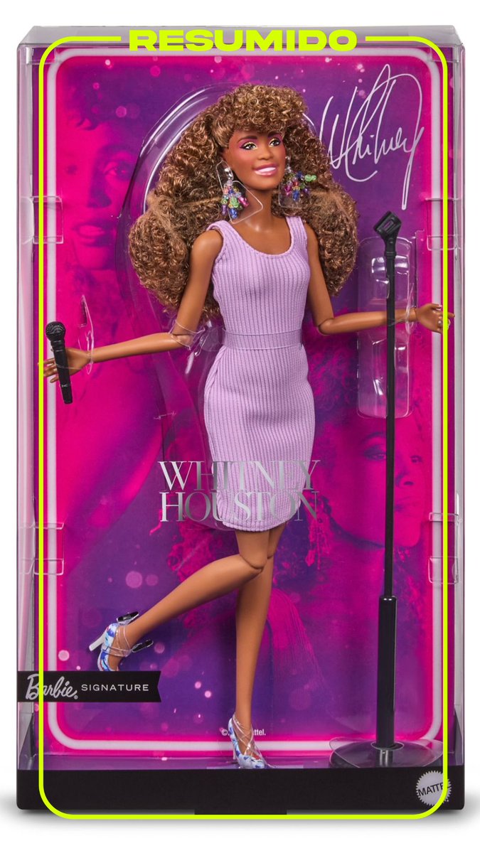 Salió la nueva muñeca Barbie de Whitney Houston