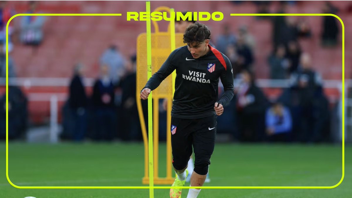 Julián Álvarez volvió al Atlético de Madrid en medio de la tensión por su posible traspaso al Barcelona