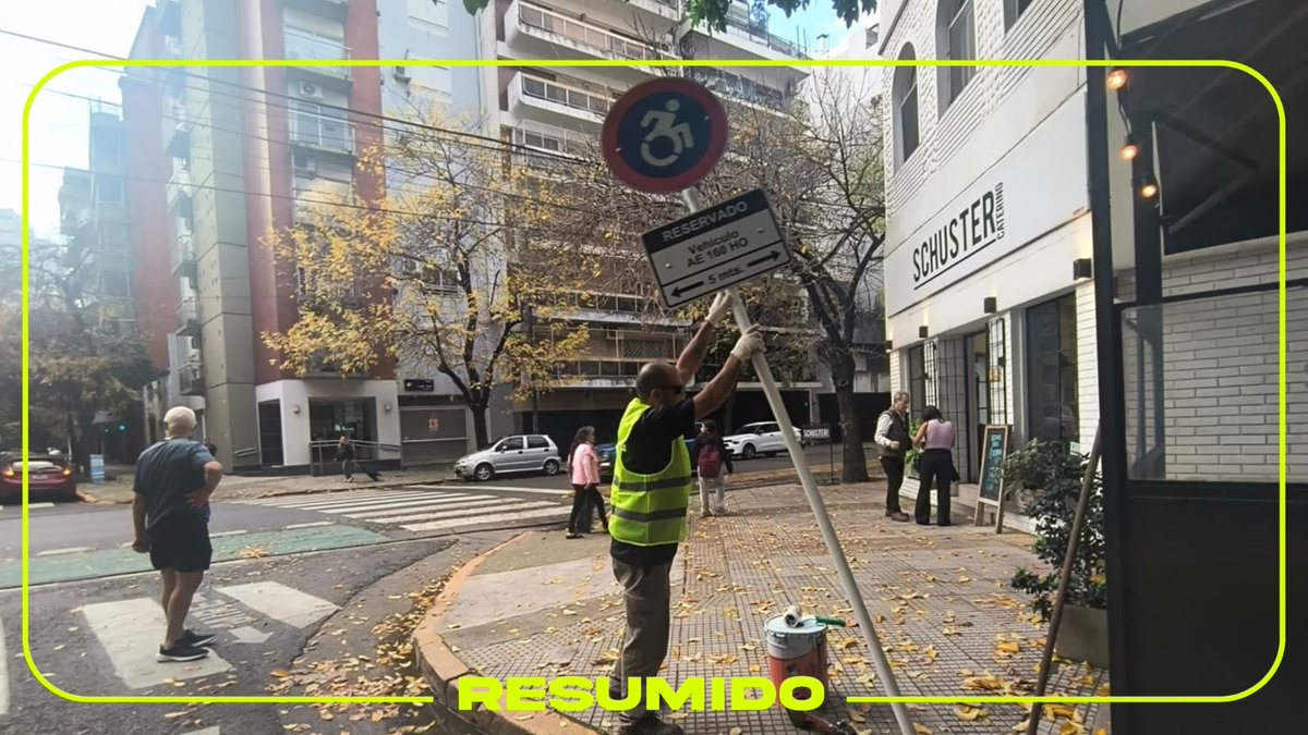 馃毃 La Ciudad levant贸 casi 500 estacionamientos truchos para personas con discapacidad en lo que va del a帽o.
En Palermo encontraron un caso ins贸lito: 4 espacios irregulares en una misma cuadra. Hab铆a p