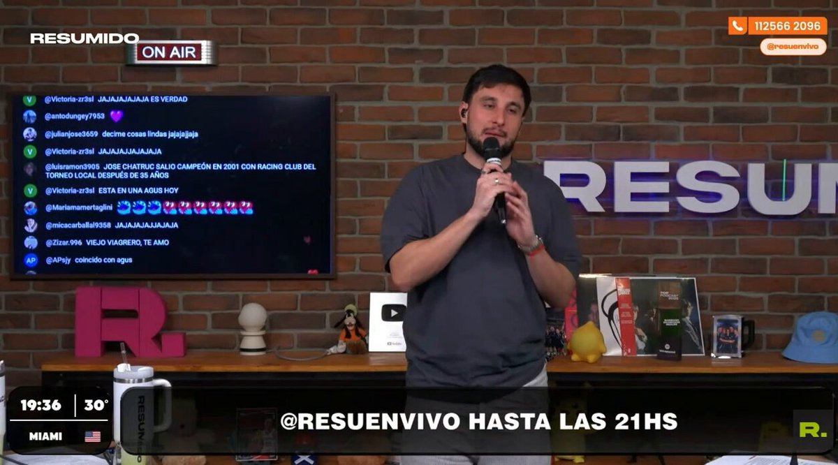 "Le queremos mandar un fuerte abrazo a toda la gente de Colombia"

Ferbo se tomó un momento para contar sobre el fuerte terremoto de magnitud 7,4 que sufrió Colombia y le mandó fuerzas a toda la comun