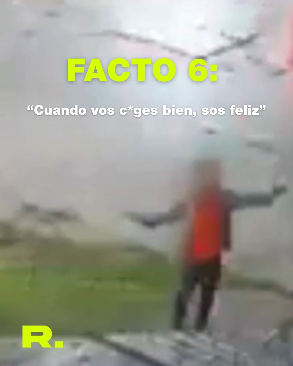 "Cuando vos c*ges bien, sos feliz"