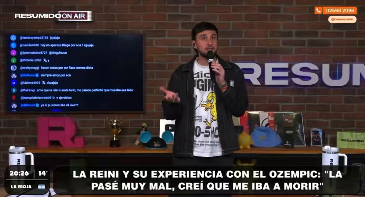 “Se notan las chicas flacas por Ozempic, es una delgadez extrema”

Guido Süller habló de la tendencia de usar ozempic para adelgazar y contó que él conoce a una joven argentina que lo usa #DQT