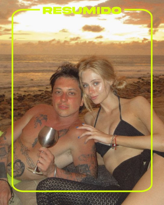 📸 Paco Amoroso con su novia Loreto Peralta de vacaciones en la playa